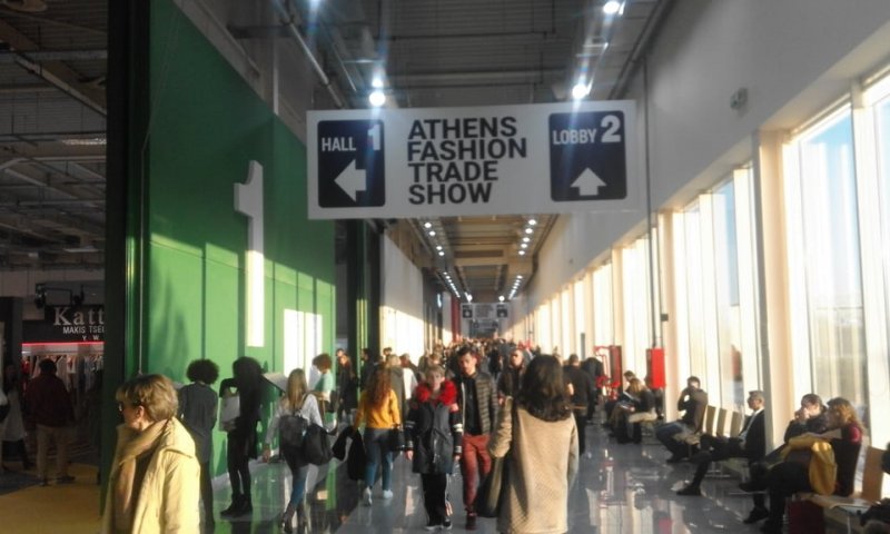 Students of VTI of Municipality of Volos at Athens Fashion Trade Show and Andydote  fashion fair.