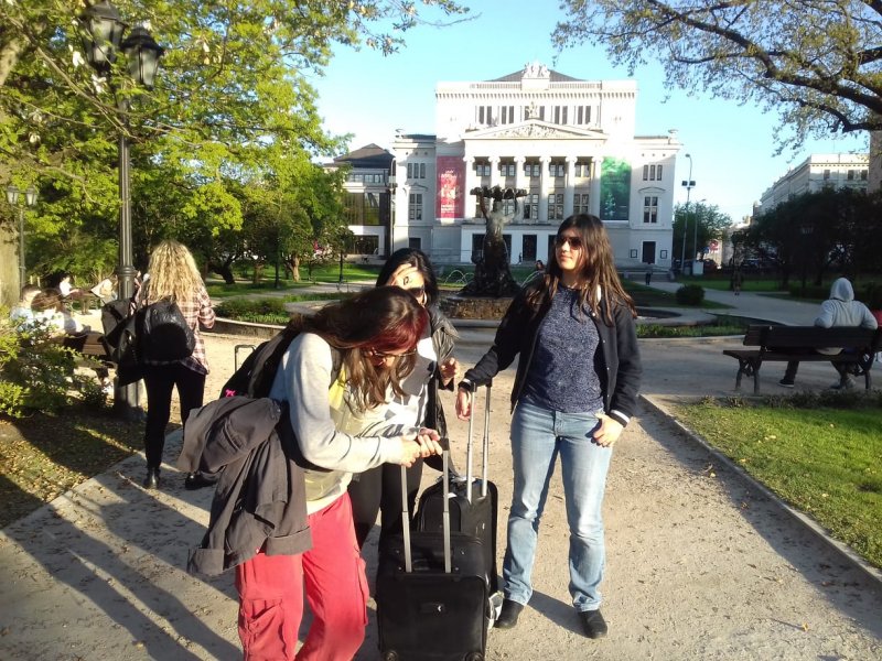 The Jewelry department of DIEK, at the third Transnational Meeting of the project  GOLDEN NETS (Erasmus +) at Liepaja, Latvia 