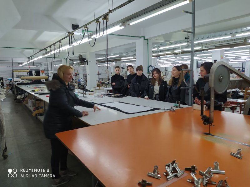 Educational visit at Fashion Enterprises of Volos for Fashion Department of DIEK and Vosonspso  