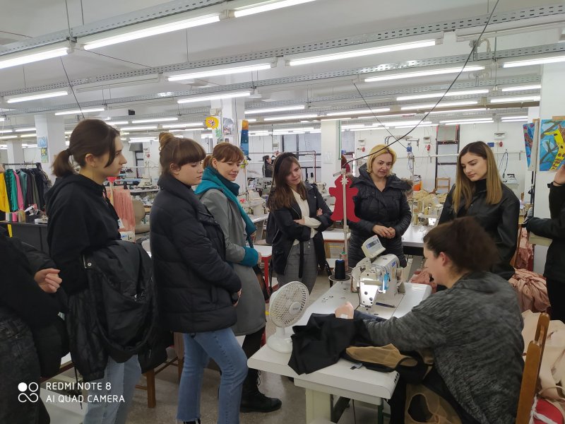 Educational visit at Fashion Enterprises of Volos for Fashion Department of DIEK and Vosonspso  