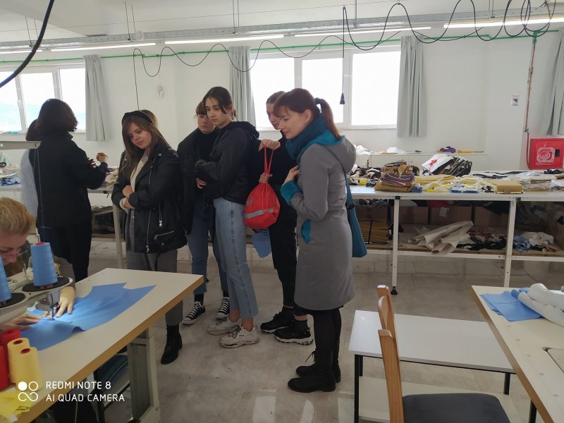 Educational visit at Fashion Enterprises of Volos for Fashion Department of DIEK and Vosonspso  