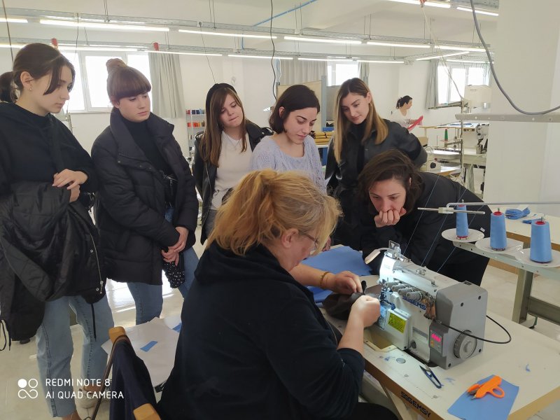 Educational visit at Fashion Enterprises of Volos for Fashion Department of DIEK and Vosonspso  