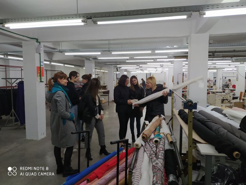 Educational visit at Fashion Enterprises of Volos for Fashion Department of DIEK and Vosonspso  