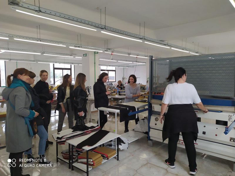 Educational visit at Fashion Enterprises of Volos for Fashion Department of DIEK and Vosonspso  