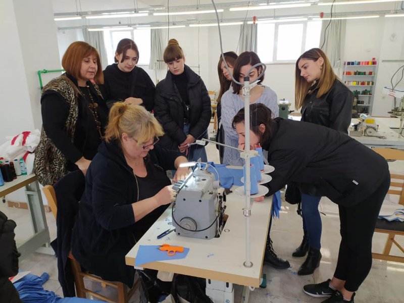 Educational visit at Fashion Enterprises of Volos for Fashion Department of DIEK and Vosonspso  