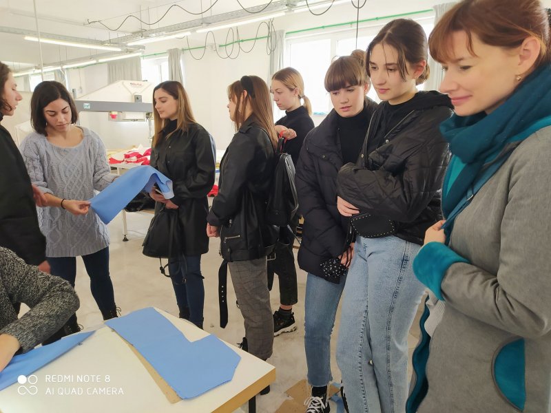 Educational visit at Fashion Enterprises of Volos for Fashion Department of DIEK and Vosonspso  