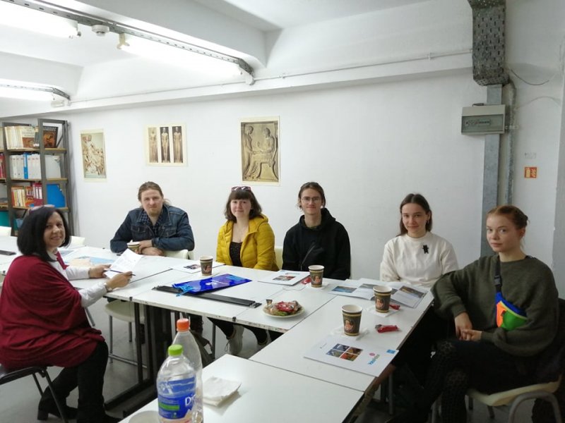 Σπουδαστές της σχολής , Janis Rozentals Art School της Λετονίας στο  ΙΙΕΚ Δήμου Βόλου