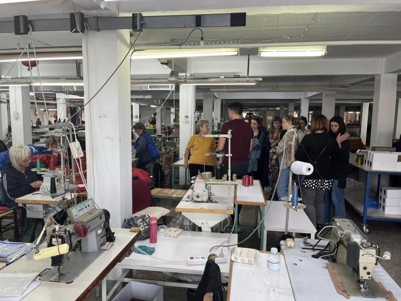 Fashion Designers of VTI Volos Municipality and Vosonspso at Clothing Factories of Volos 