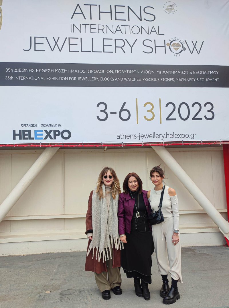 The department of Jewellery of VTI Volos Municipality at Athens International Jewellery Show