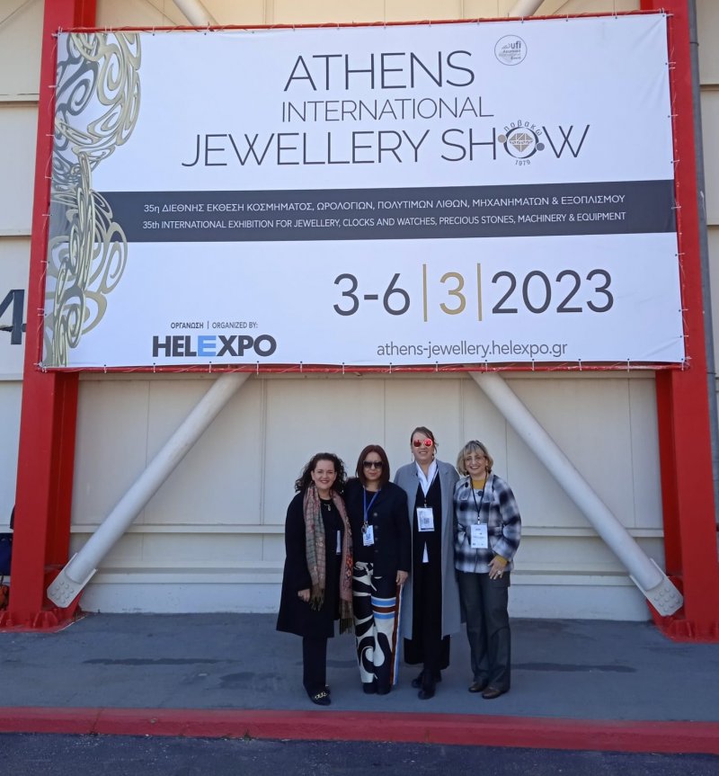 The department of Jewellery of VTI Volos Municipality at Athens International Jewellery Show