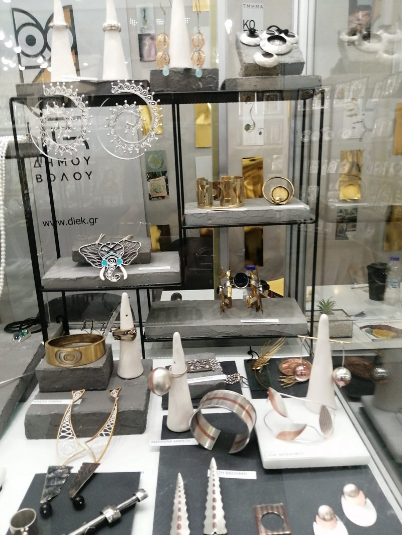 The department of Jewellery of VTI Volos Municipality at Athens International Jewellery Show