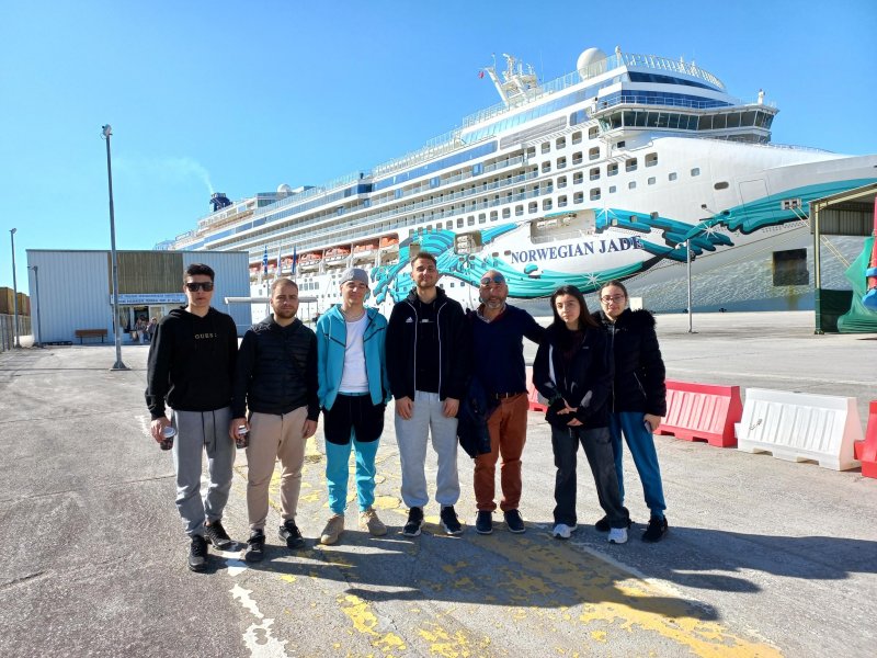 Tourism department of VTI Volos Municipality at Norwegian Jade cruise ship