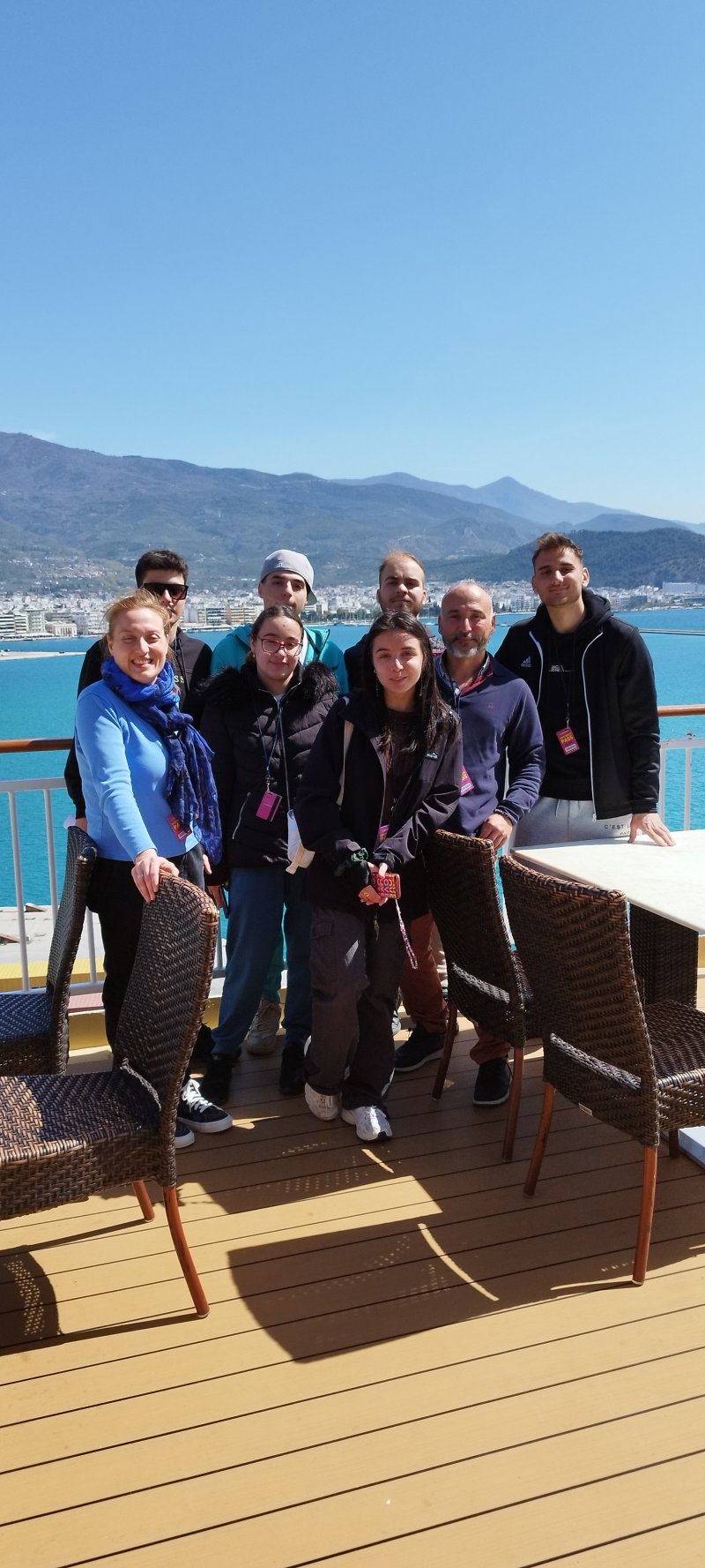 Tourism department of VTI Volos Municipality at Norwegian Jade cruise ship