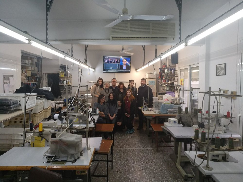 Εκπαιδευτική επίσκεψη της ειδικότητας Ενδύματος σε Βιοτεχνίες της περιοχής μας