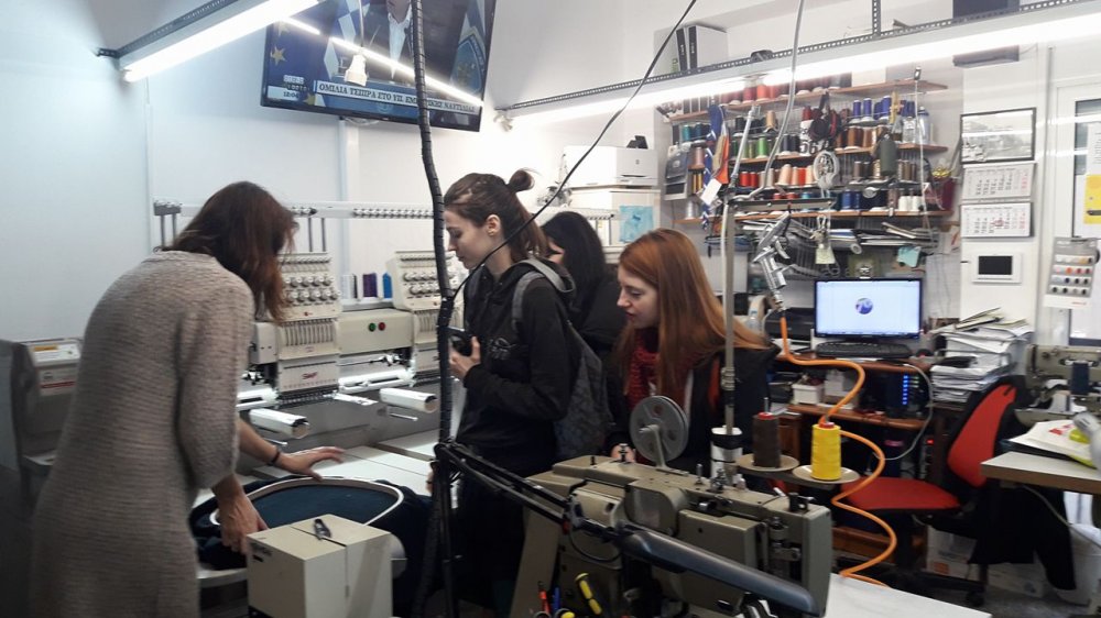 Εκπαιδευτική επίσκεψη της ειδικότητας Ενδύματος σε Βιοτεχνίες της περιοχής μας