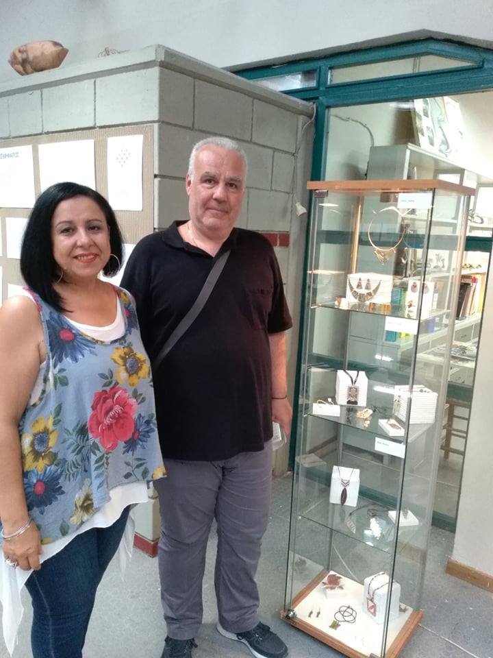 Opening of the Erasmus + Project Jewelry Traveling Exhibition, `The Future is our Jewel` in VTI of Volos Municipality 