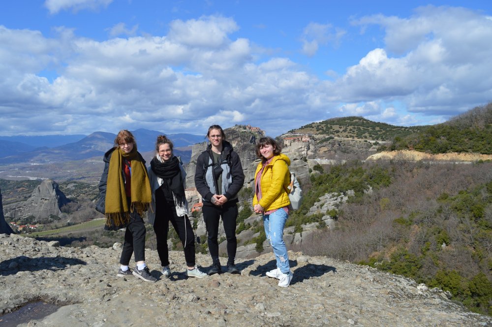 Σπουδαστές της σχολής , Janis Rozentals Art School της Λετονίας στο  ΙΙΕΚ Δήμου Βόλου